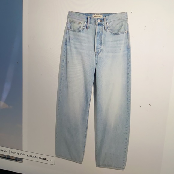 Madewell Balloon Jeans in Fitzgerald Wash - Picture 3 of 4